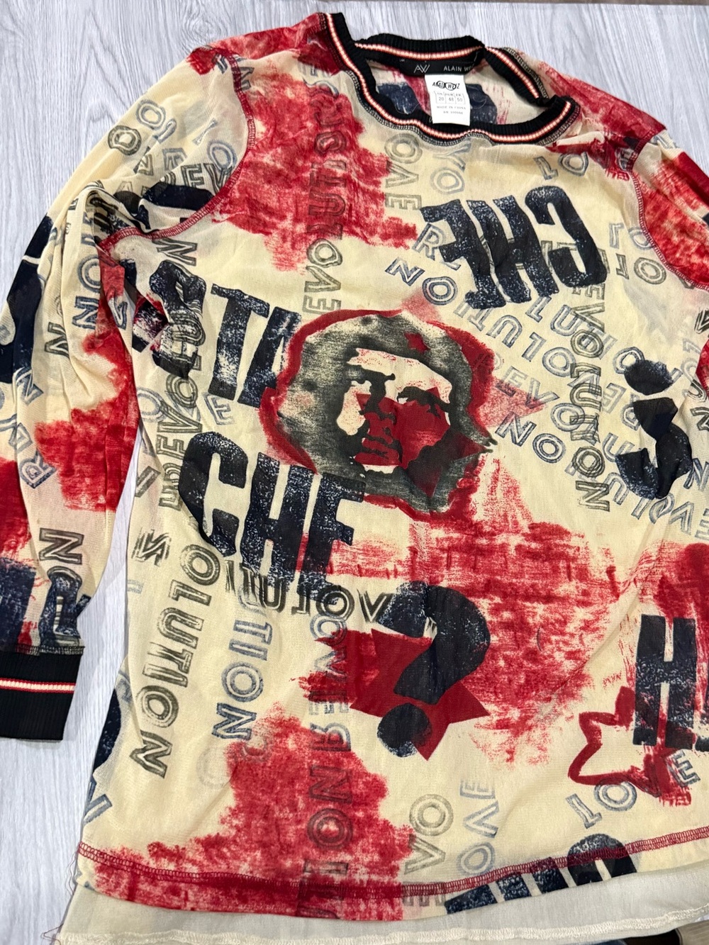 RARE VINTAGE ALAIN
WEIZ CHE GUEVARA
REVOLUTION MESH TOP
Absolute grail piece, 20